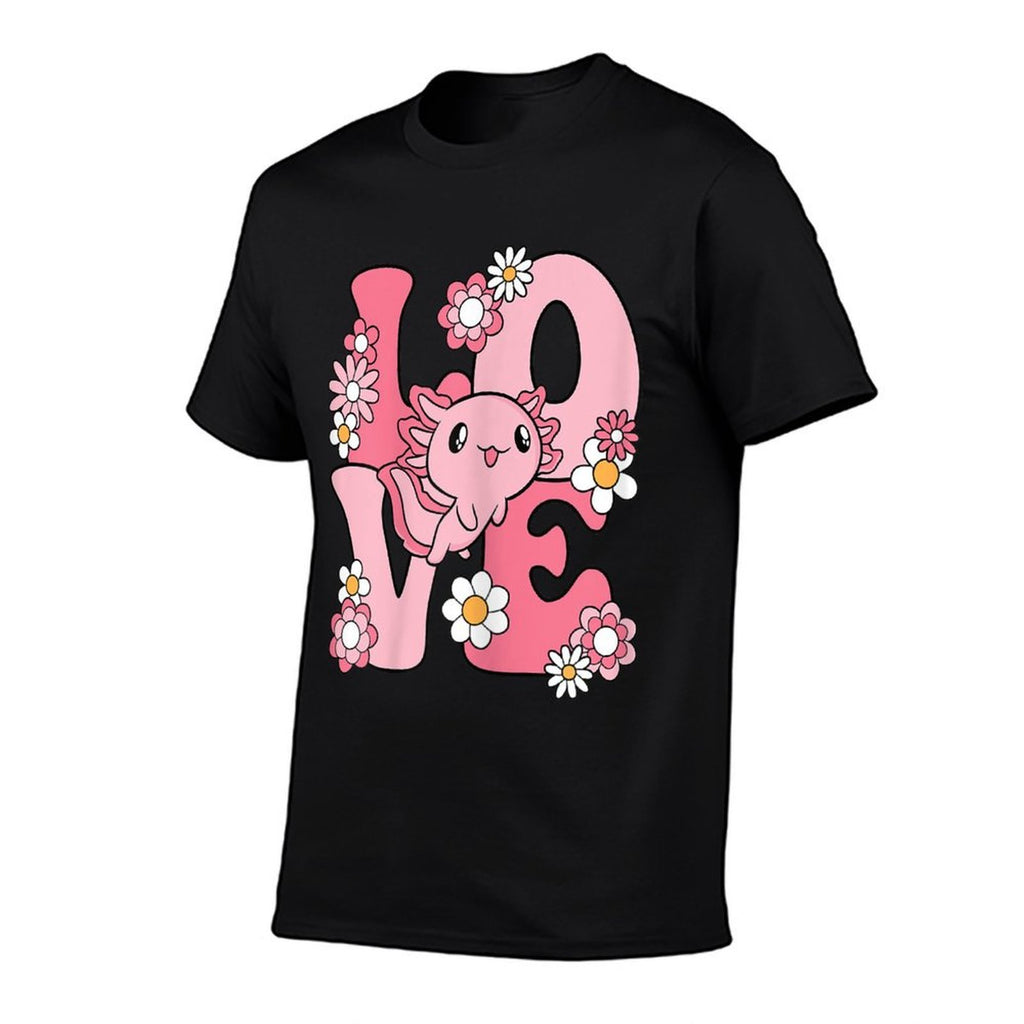 Axolotl Love Kawaii Axolotl Lover Women Girls Kids  Affordable Price T-Shirt