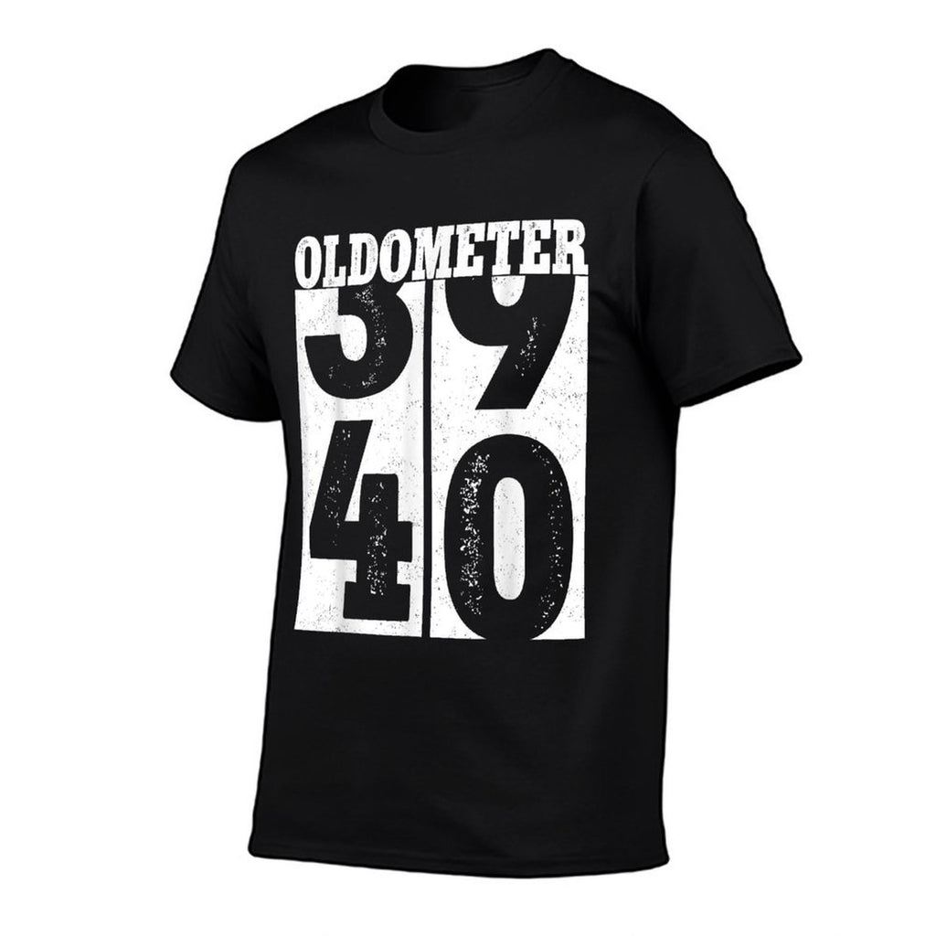 40th Birthday Gifts Oldometer 39-40 Men Women Funny Vintage  Eco-friendly Material T-Shirt