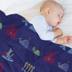 Electrical Water Pageant Eco-conscious Throw Blanket