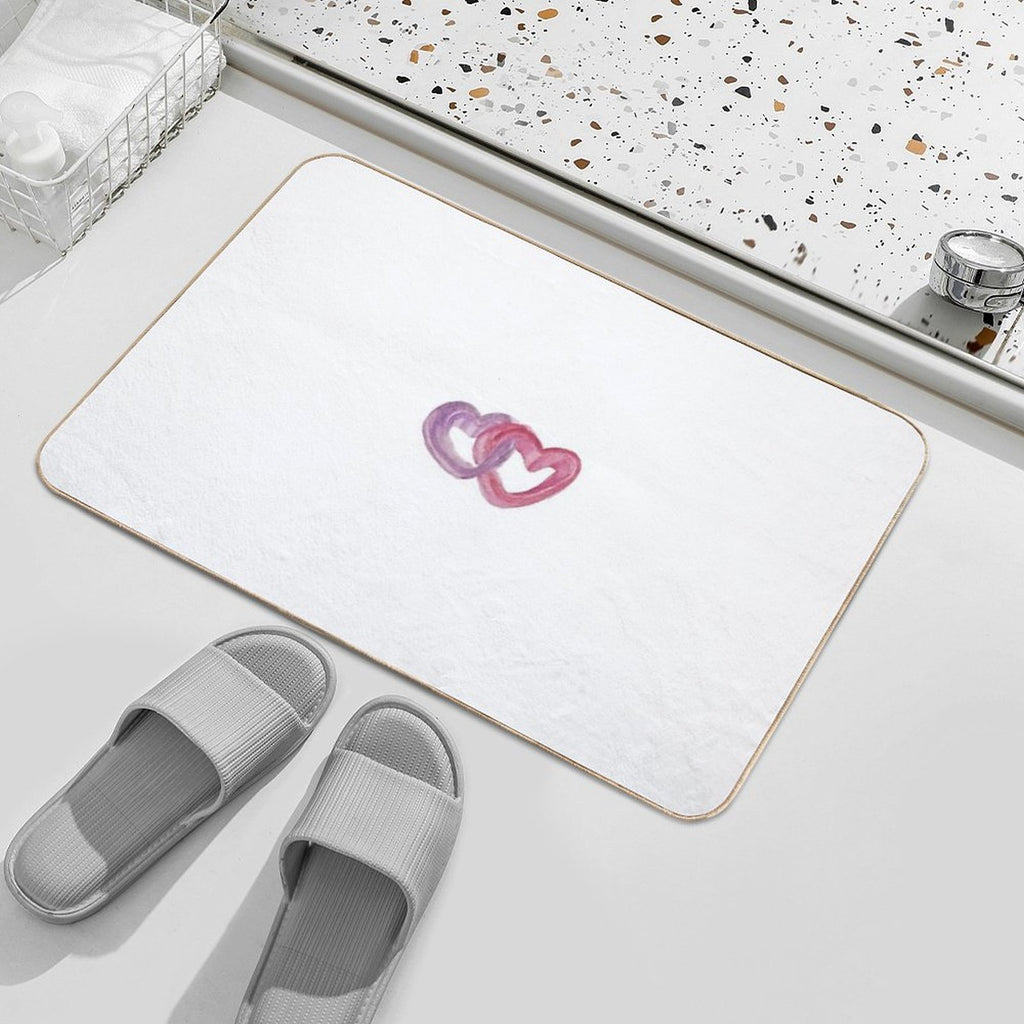 Heart Link Durable Bath Mat