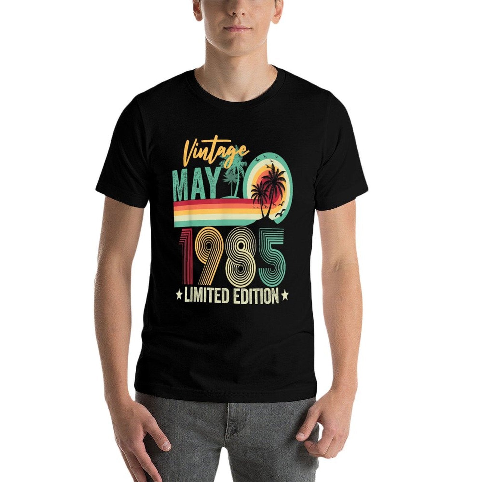 40 Years Old Funny May 1985 40th Birthday Gifts Men Women  Eco-friendly Material T-Shirt