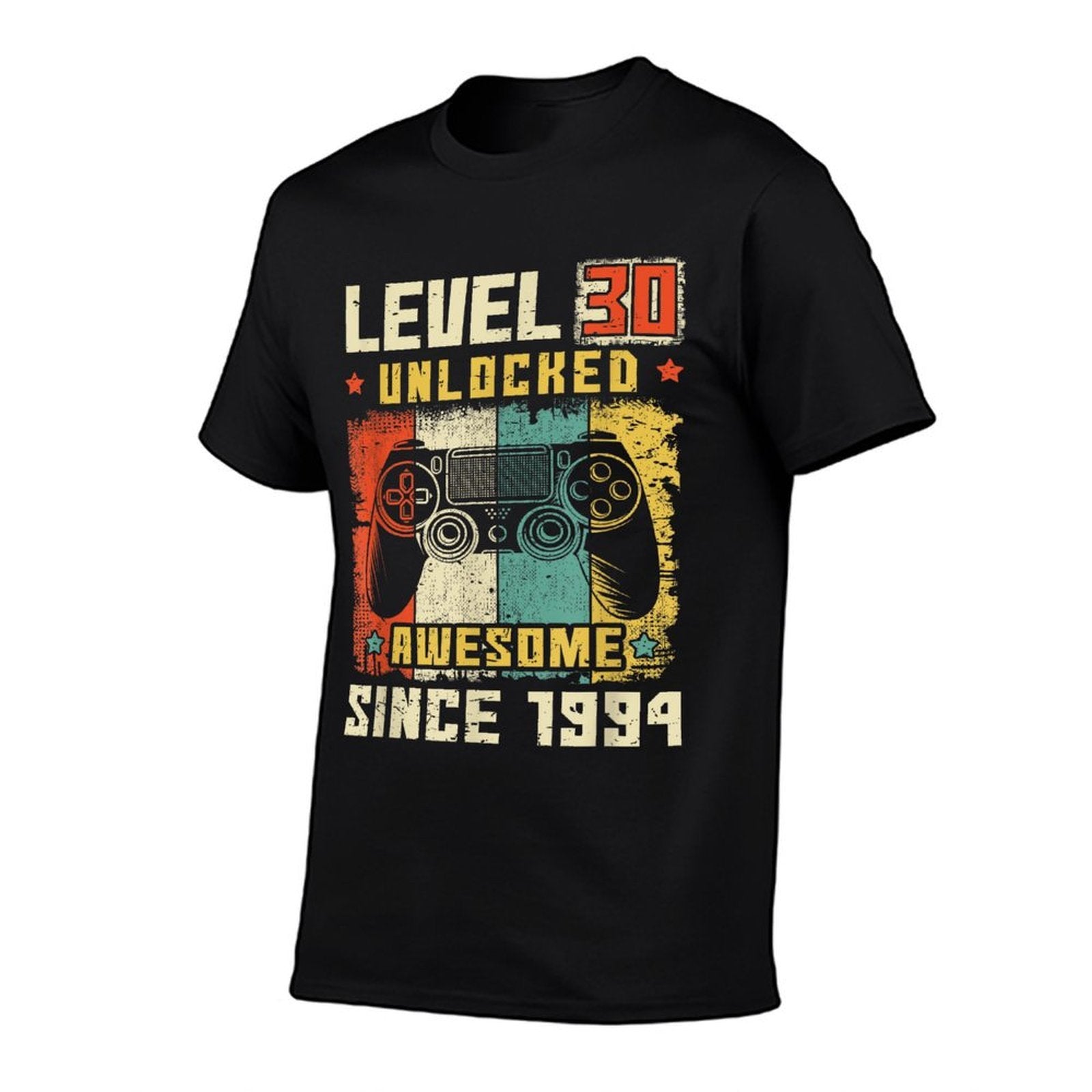30 Birthday Decorations Gamer Men Video 1994 30th Birthday  Cotton T-Shirt