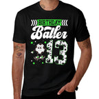 13th Soccer Birthday Party Thirteen Year Old Soccer Player Premium  Vintage-inspired T-Shirt