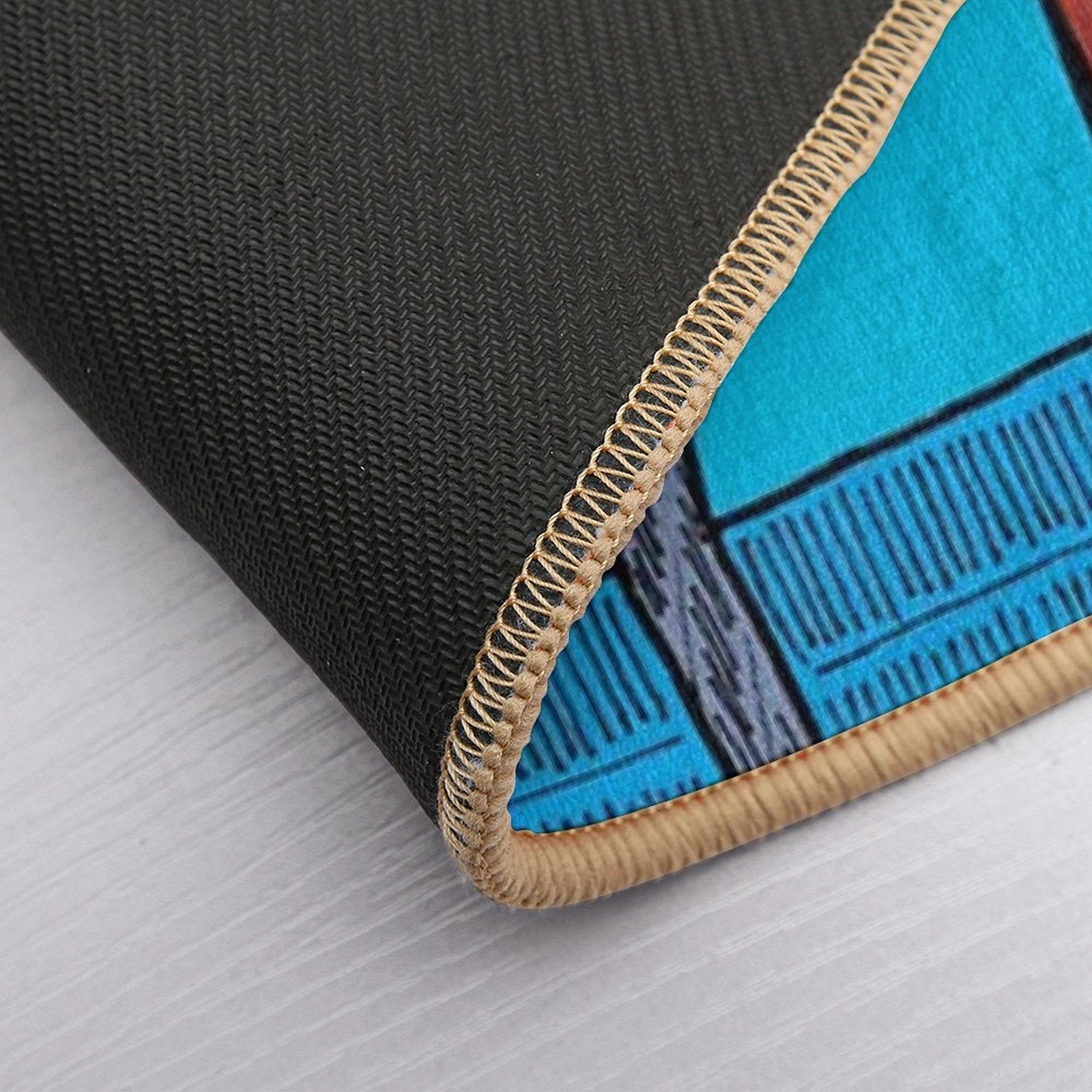 Urban Theme 12 Skyscrapers  Pet-Safe Bath Mat