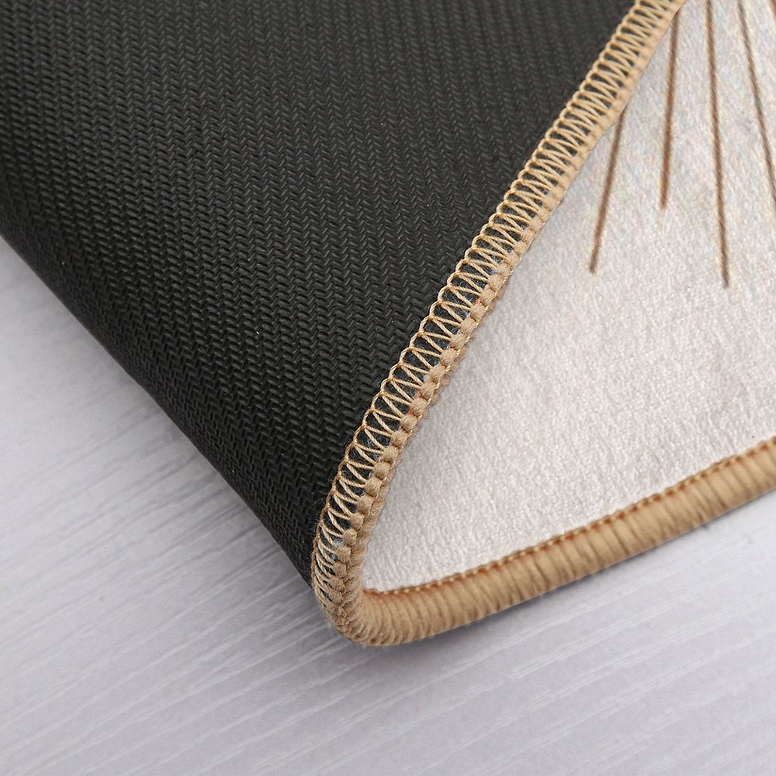 Terracotta Boho Sun Rays  Rapid-Drying Bath Mat