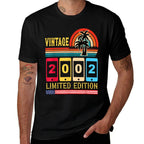 20 Year Old Gifts Vintage 2002 Limited Edition 20th Birthday  Wrinkle-resistant T-Shirt