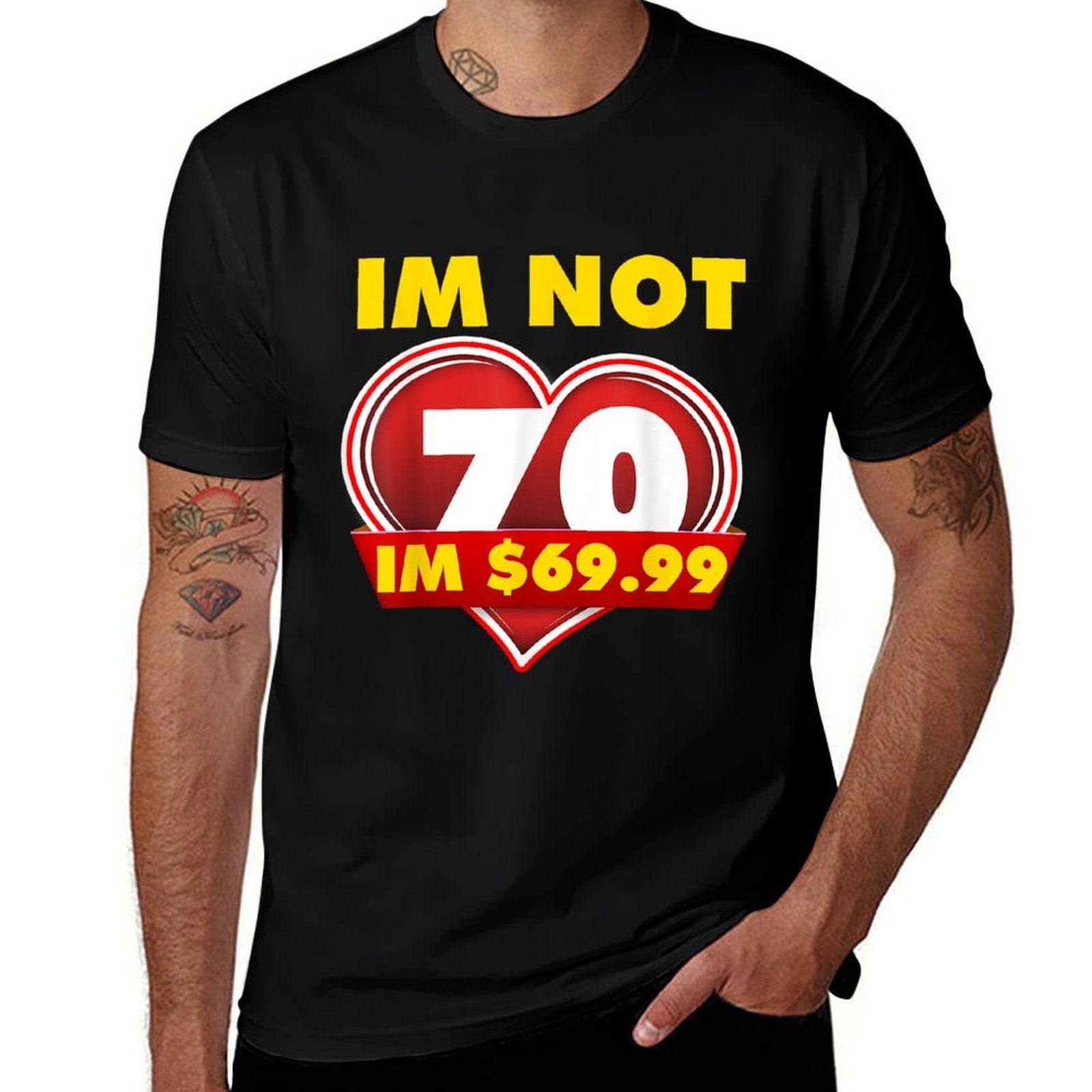 Funny 70th Birthday  Affordable Price T-Shirt