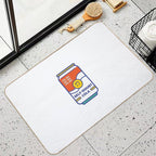 Self-Doubt Cola  Fade-Resistant Bath Mat