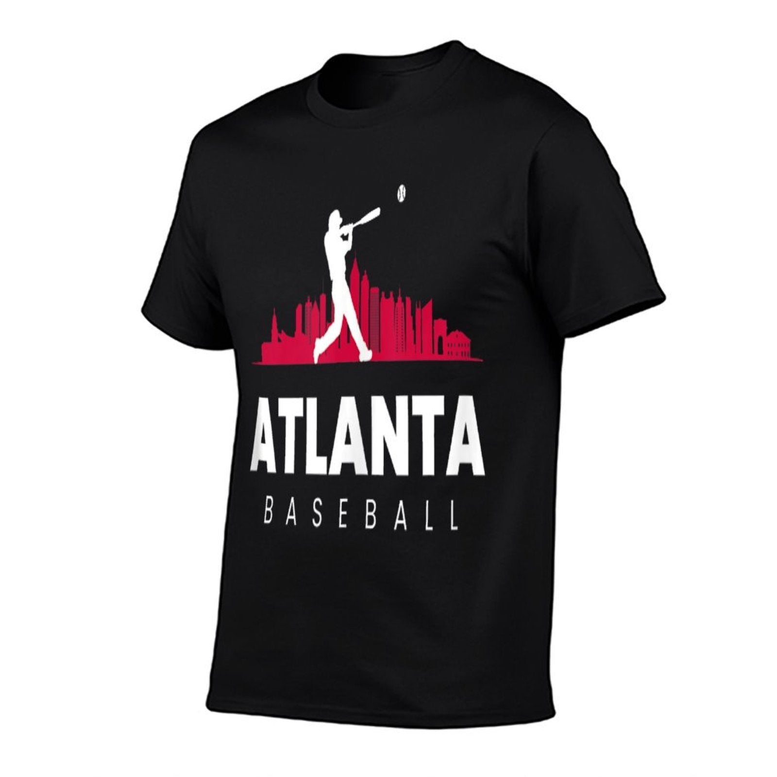 Atlanta Baseball Vintage Minimalist Retro Baseball Lover  Tagless Design T-Shirt