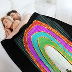 Rainbow Queen Versatility Throw Blanket