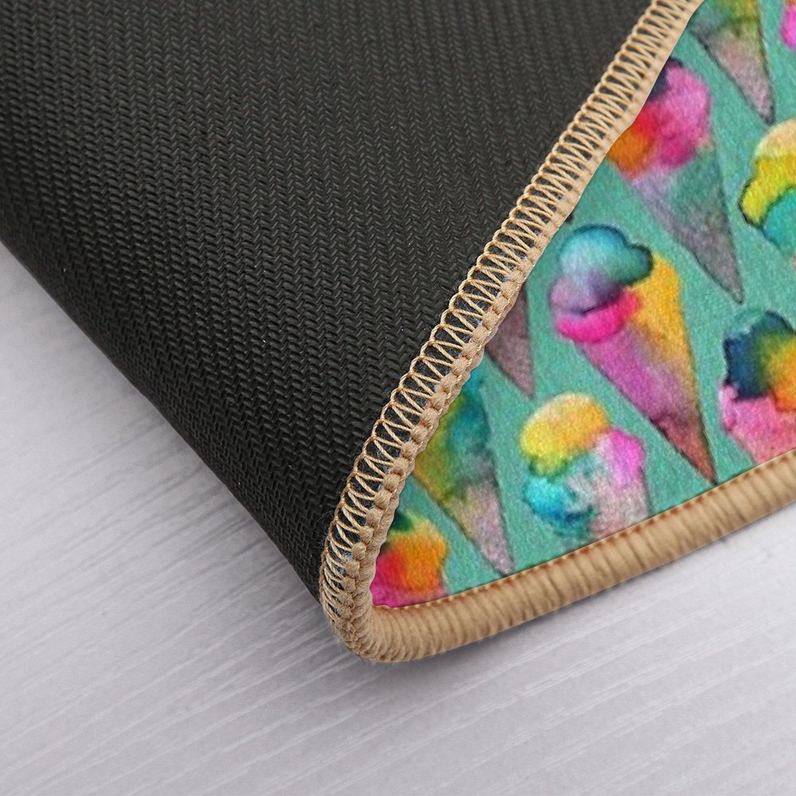 Ice Cream Cones  Non-Slip Bath Mat