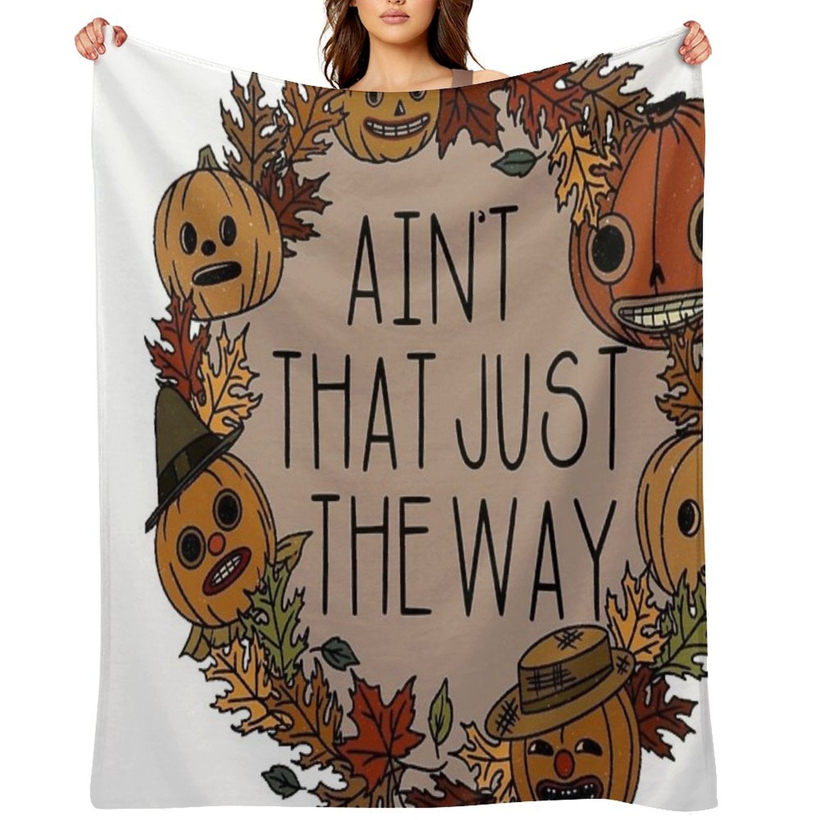 Ain't That Just The Way, over The Garden Wall Beast Sustainable Throw Blanket
