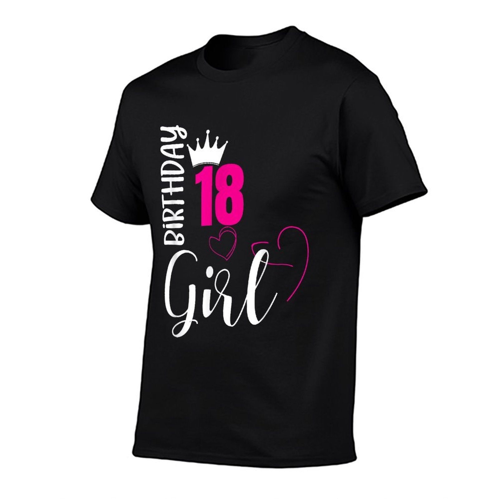18 Birthday Girl Happy 18th Birthday  Trendy Pattern T-Shirt