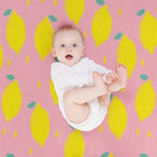 Sweet Lemon Pattern Lightweight Throw Blanket