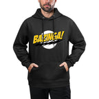 The Big Bang Theory Bazinga! Classic Logo Funny TV Show Cotton-Polyester Blend Hoodie