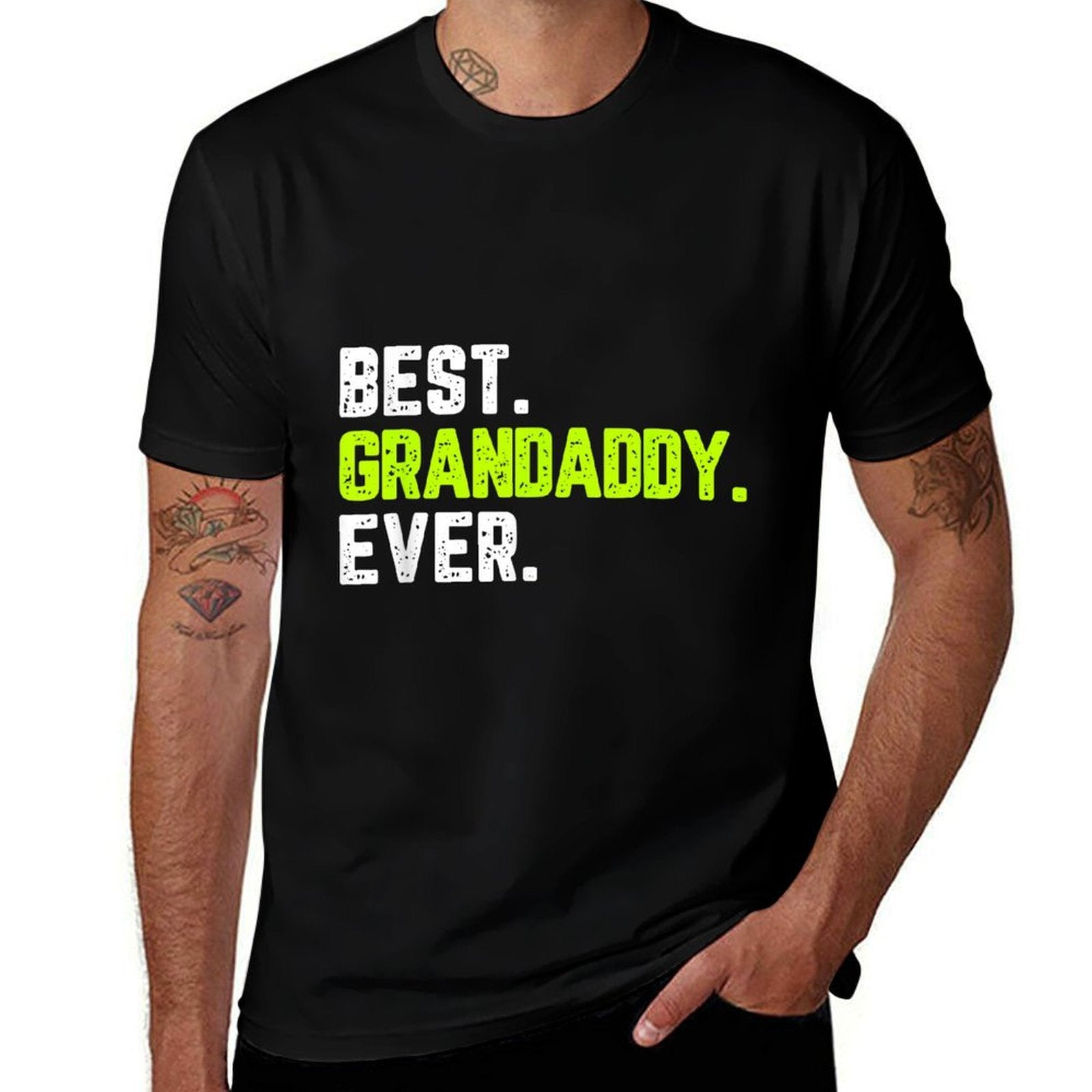Family Cool Funny Best Grandaddy Ever Grandpa  Odor-resistant T-Shirt