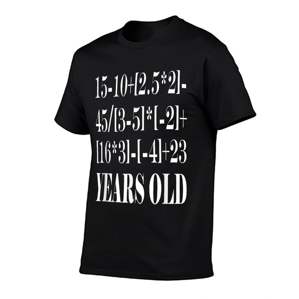 40 Years Old Algebra Equation Funny 40th Birthday  Durable T-Shirt
