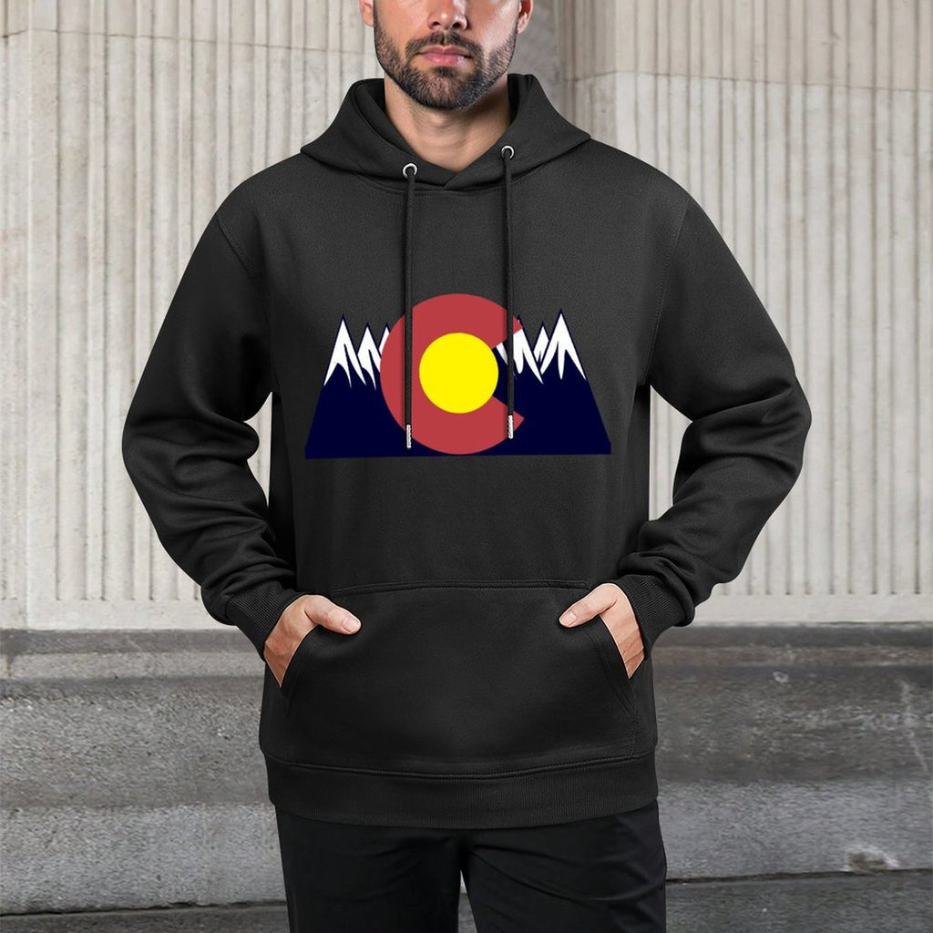 Winter Park Colorado -  Mountain Colorfast Hoodie