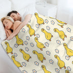 Cute Duck Pattern Perfect For Duck Owners Anti-pilling Throw Blanket