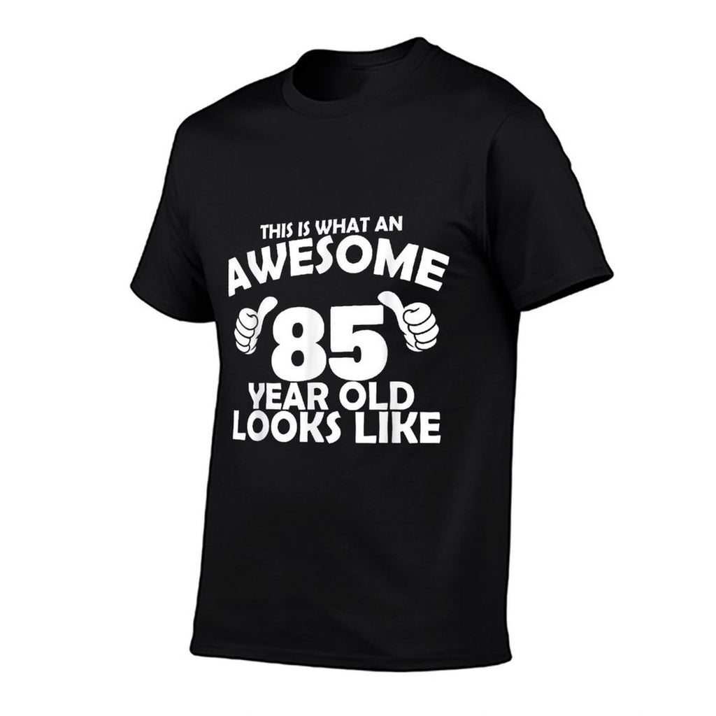 What An Awesome 85 Year Old Looks Like - Birthday Bday  Vintage-inspired T-Shirt