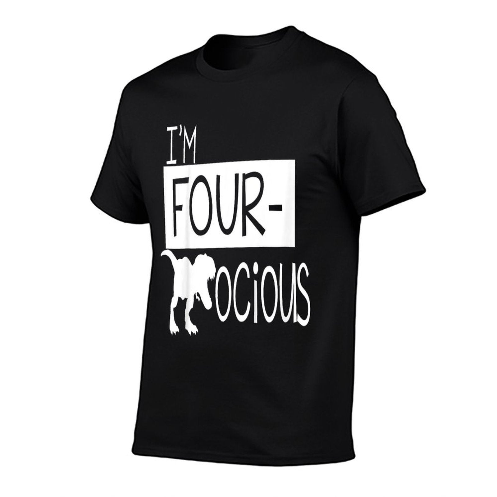 4th Birthday Dinosaur Party 4 Year Old Boy Gift Tshirt  Affordable Price T-Shirt