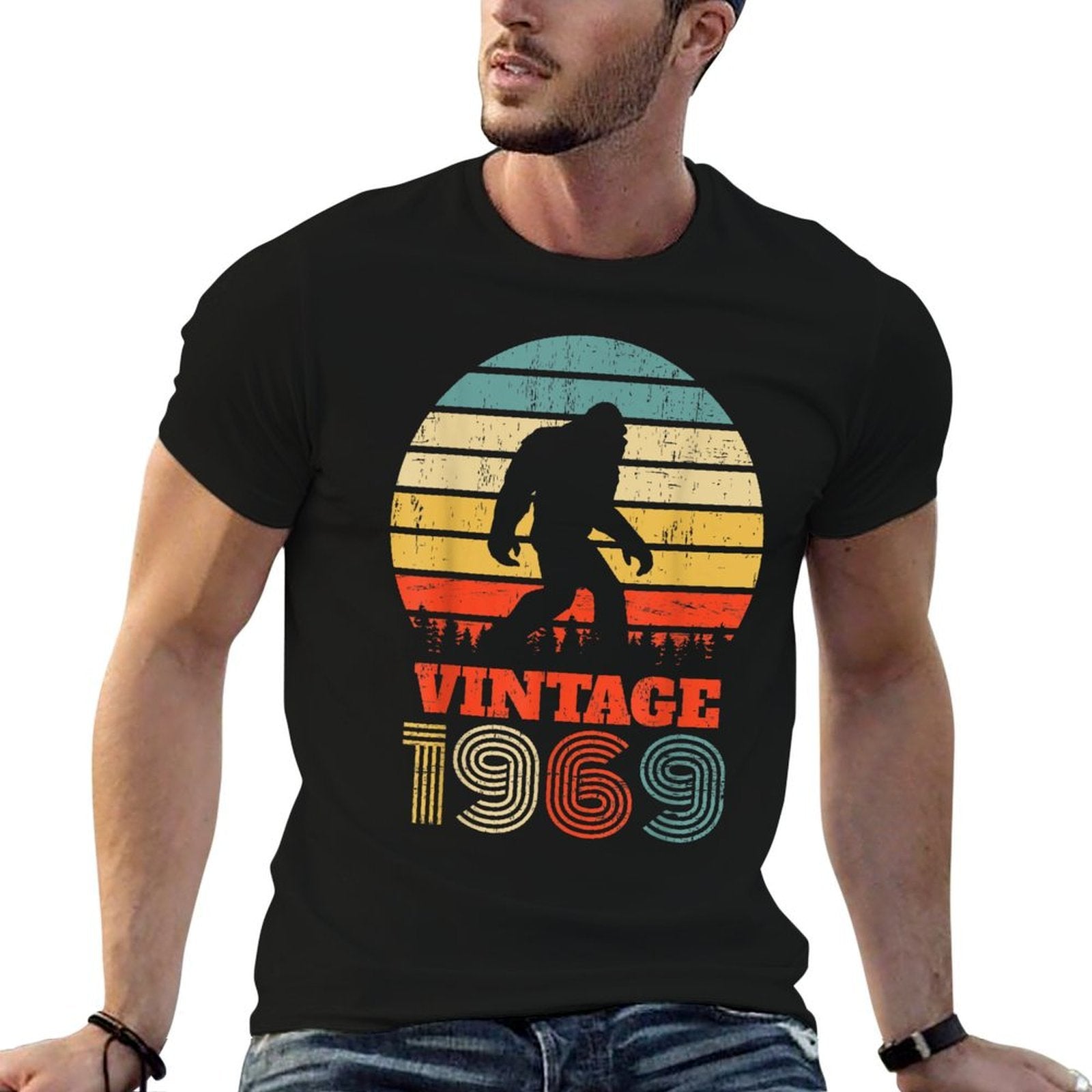 50 Years Old 1969 Vintage 50th Birthday Bigfoot  Quick-drying T-Shirt