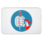 Rise Up And Vote  Absorbent Bath Mat