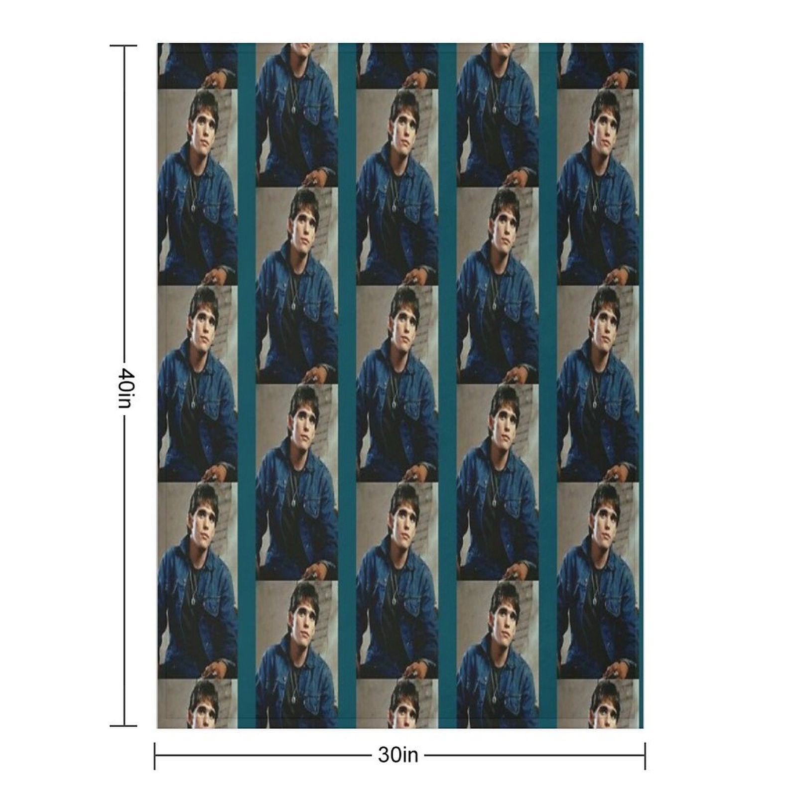 Dally Winston Machine-washable Throw Blanket