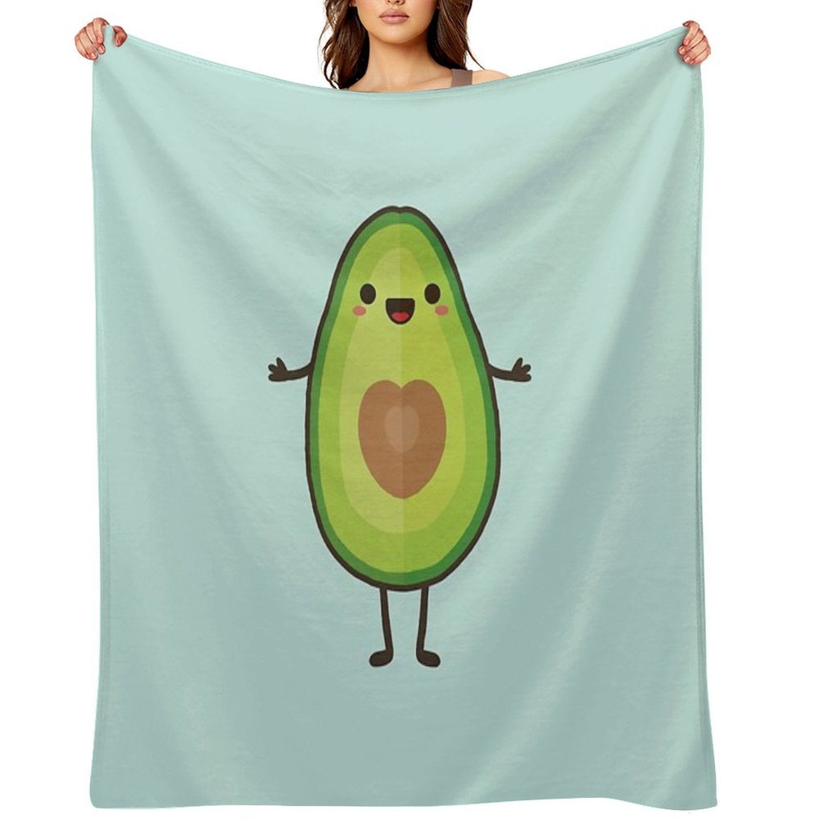 Avo-cuddle Shrink-resistant Throw Blanket
