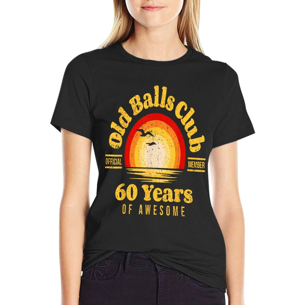 60 Year Old Balls Club I Old Men Funny 60th Birthday  Durable T-Shirt