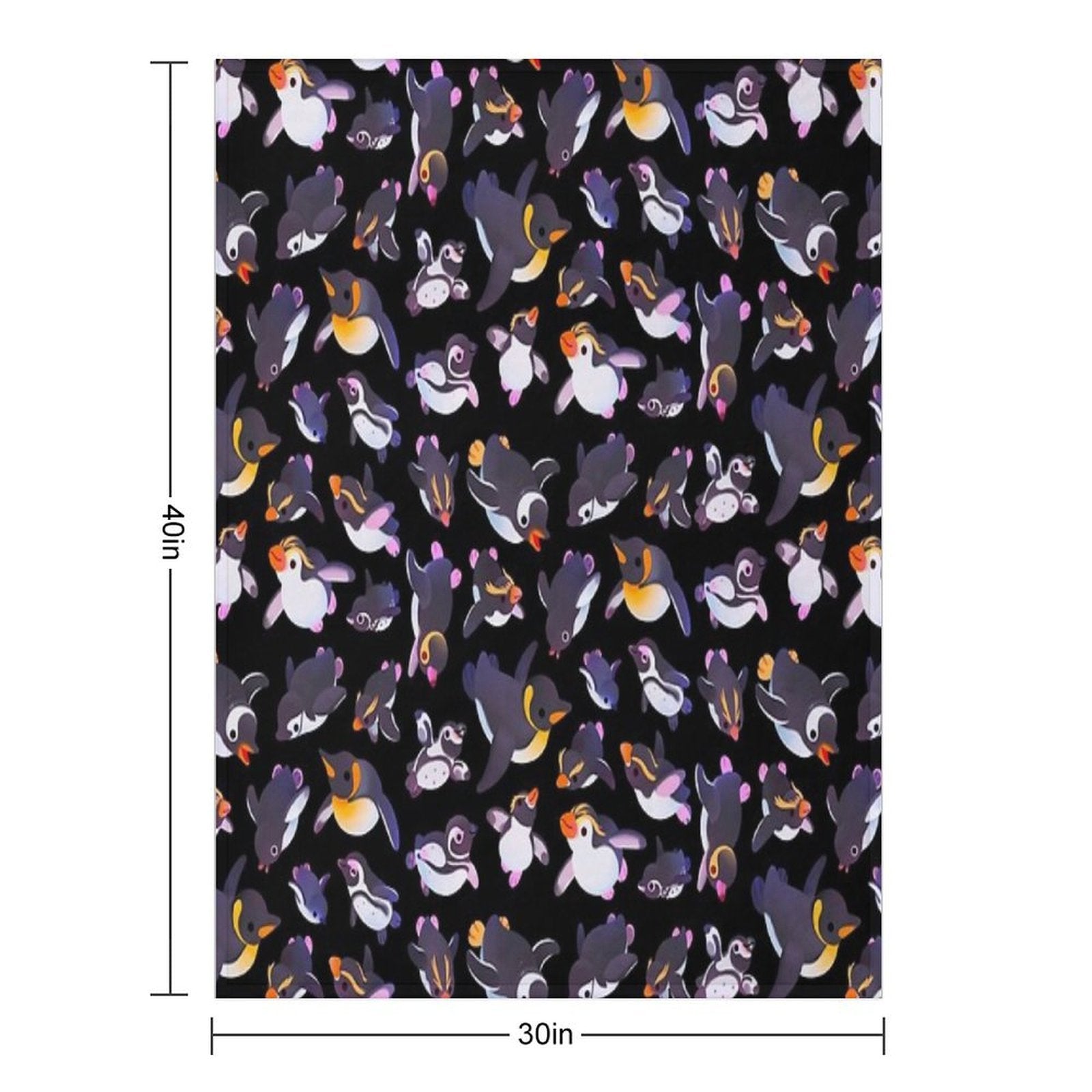 Penguin Day - Namedark Lightweight Throw Blanket