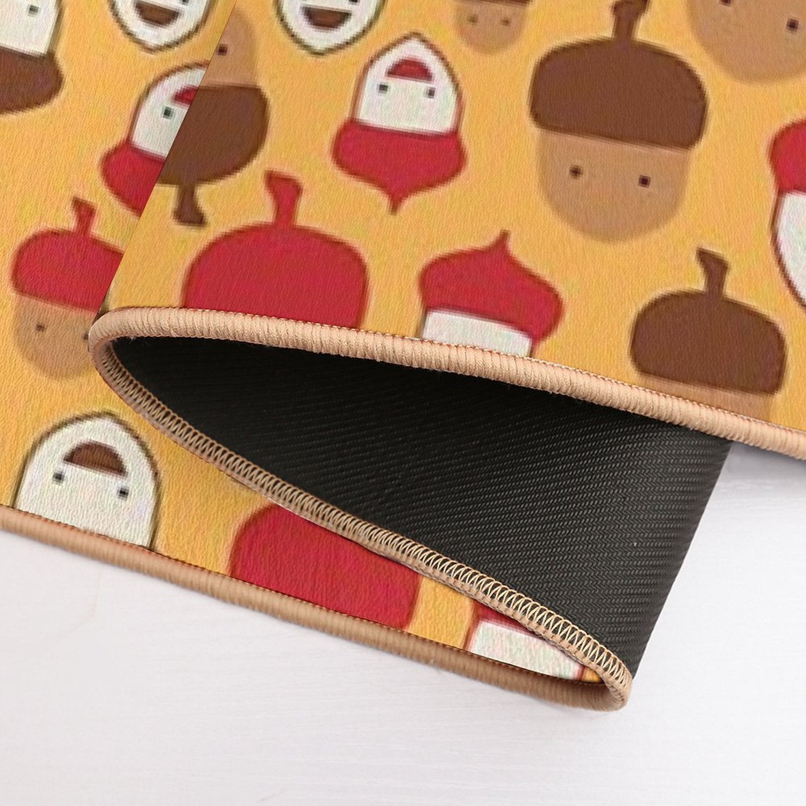 The Mighty Acorns II  Fade-Resistant Bath Mat