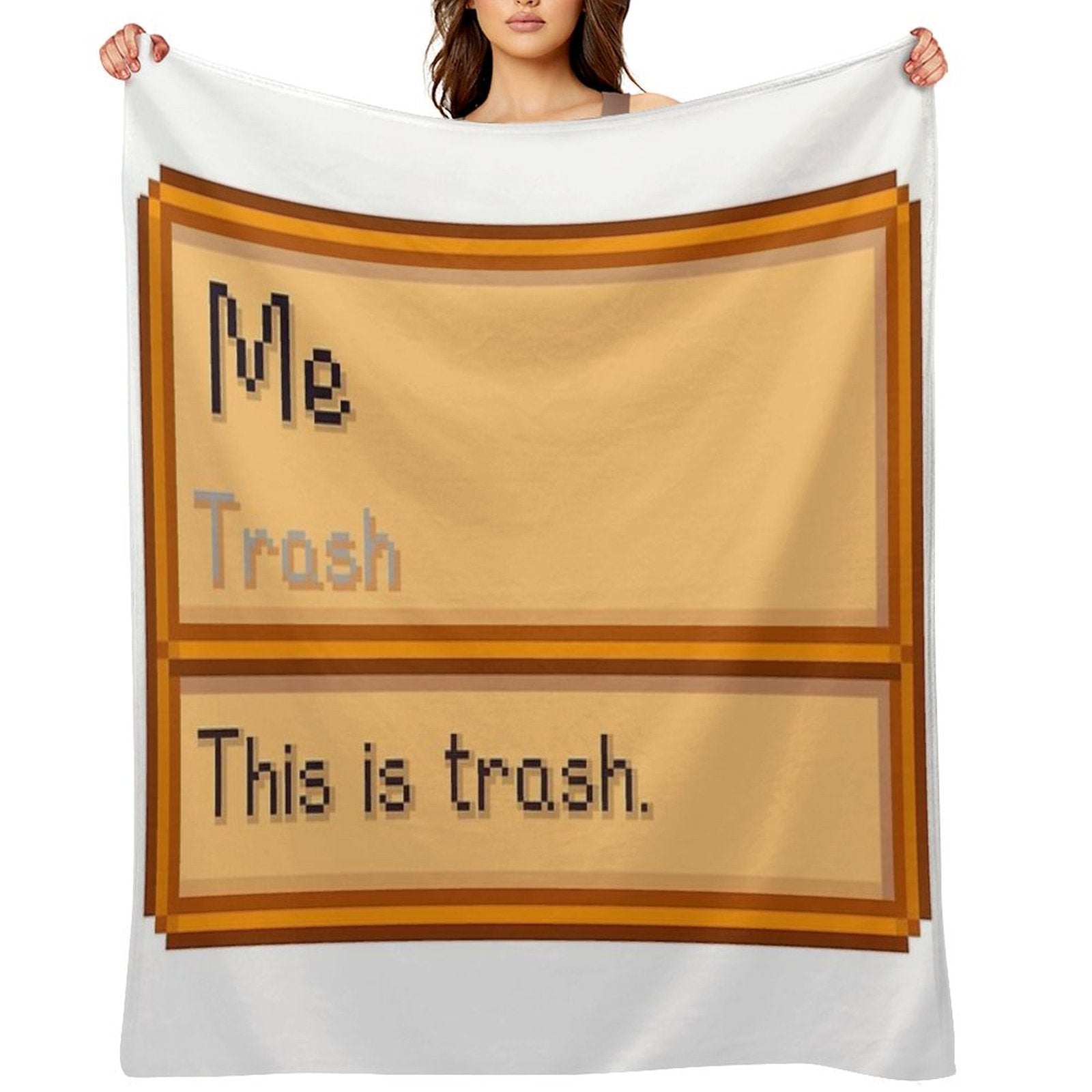 Stardew Valley Trash Item But Its You! D Velvety-soft Throw Blanket