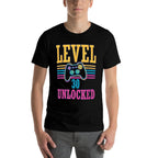 Vintage Level 30 Unlocked Video Gamer 30th Birthday Gift  Stretchy T-Shirt