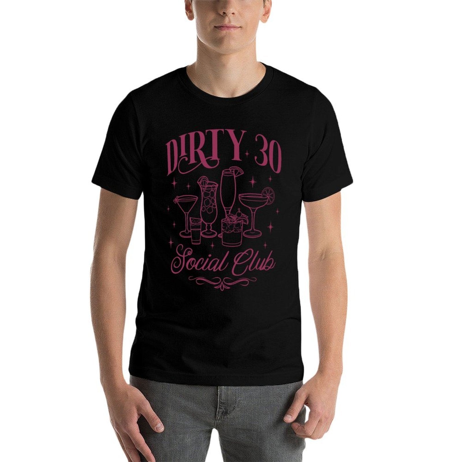 Dirty 30 Social Club 30th Birthday  Stretchy T-Shirt