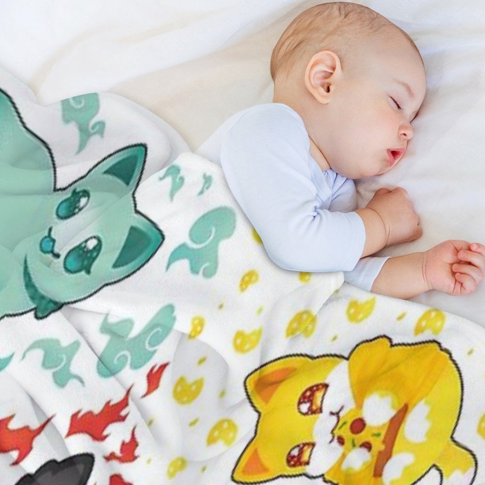 Aphmau And Friends Love Heart Meemeow Cat Pattern Comfort Throw Blanket