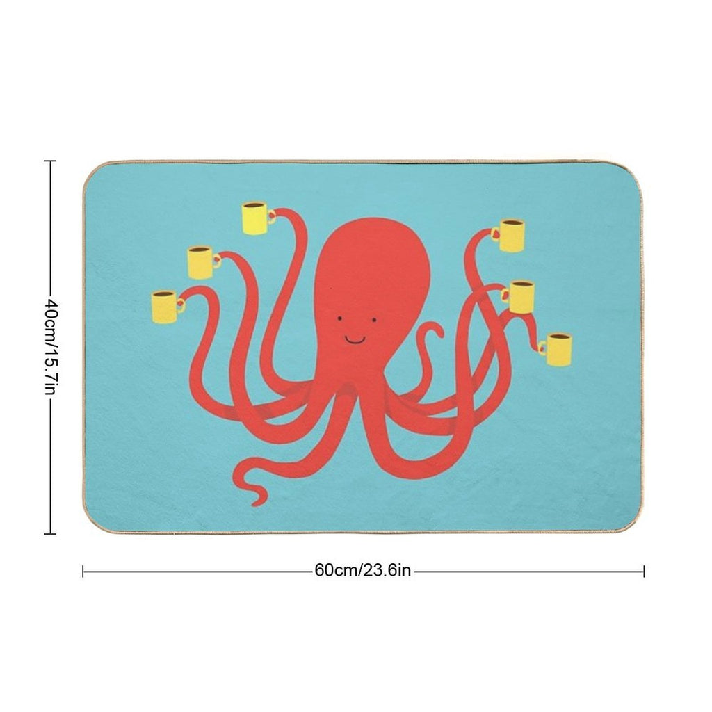 More Coffee  Versatile Bath Mat