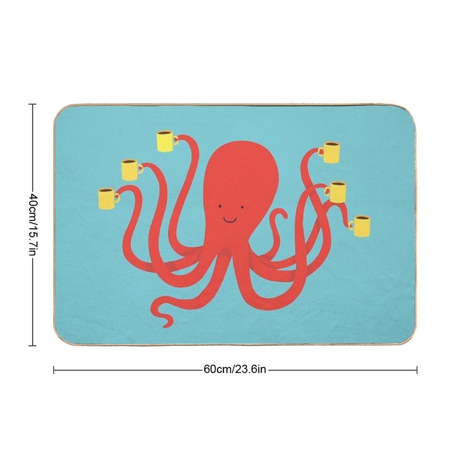 More Coffee  Versatile Bath Mat