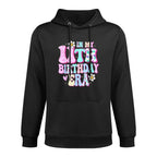 In My 11th Birthday Era Girl Gifts Eleven Bday 11 Year Old Medium-Weight Fabric Hoodie