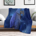 Hyacinth Macaw Compact Throw Blanket