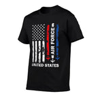 United States Air Force American Vintage USA Patriotic  Cotton T-Shirt