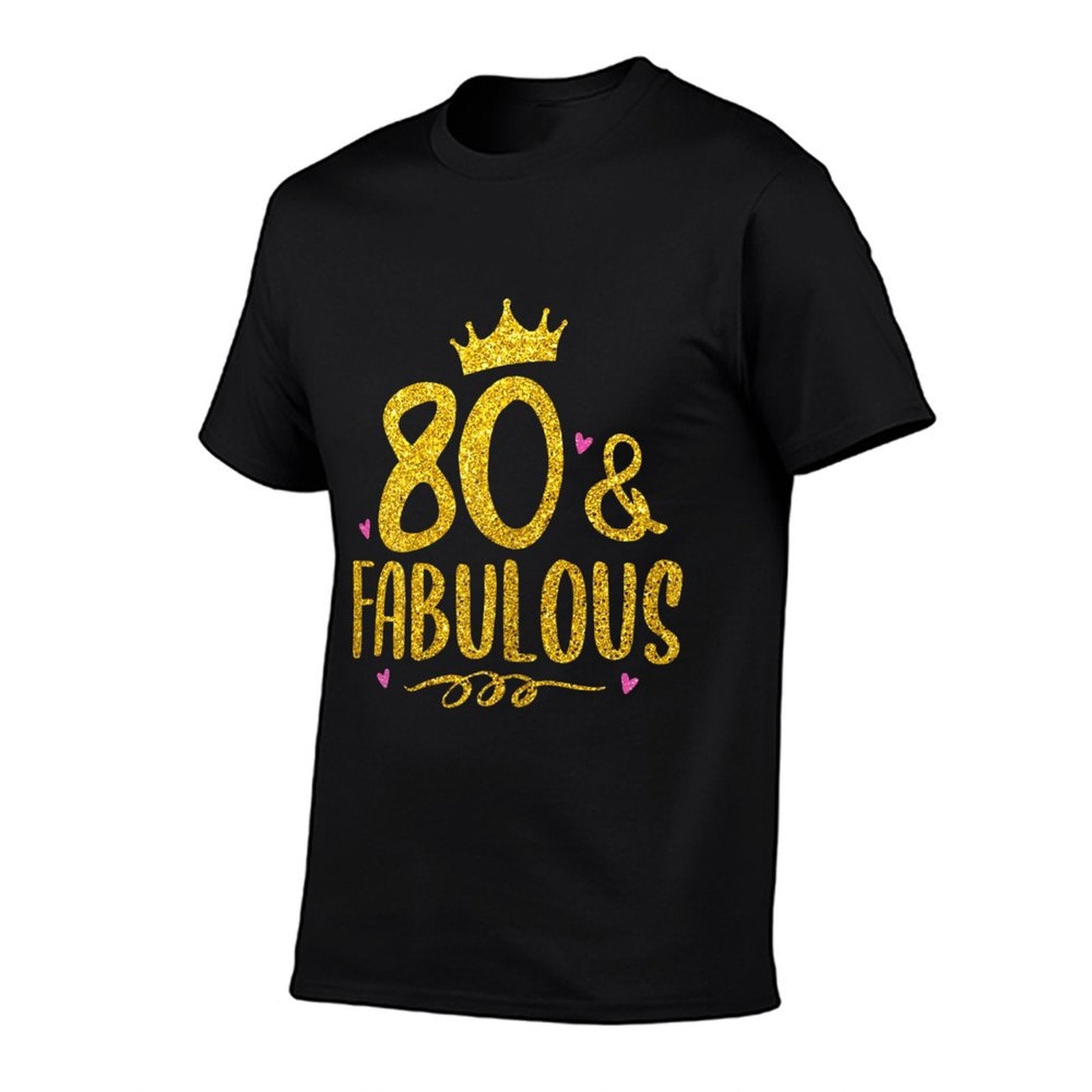 80 Years Old And Fabulous 80th Birthday  Fade-proof Color T-Shirt
