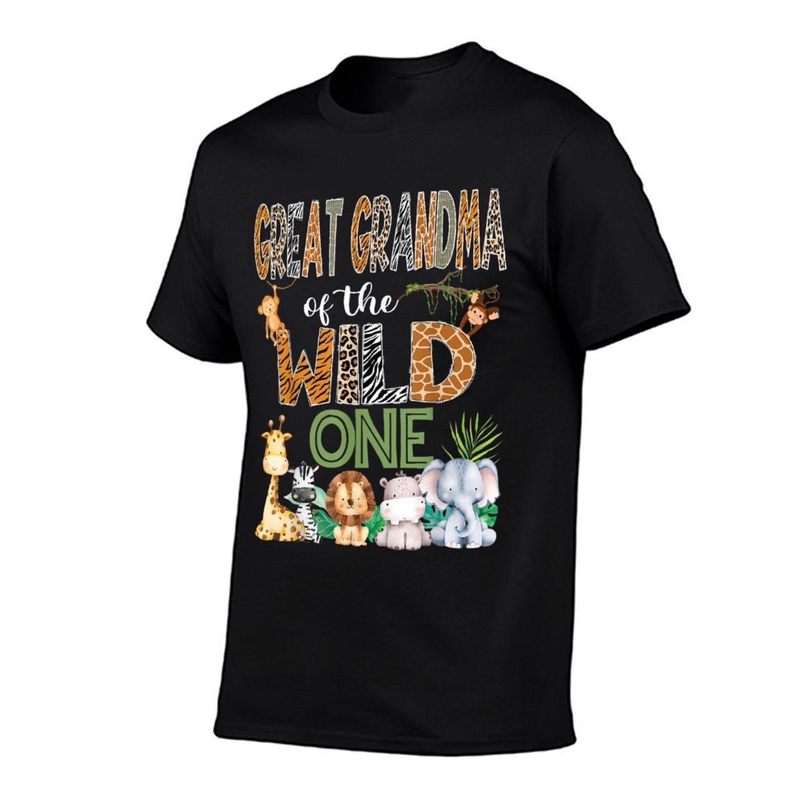 Great Grandma Of The Wild One 1St Birthday Safari Zoo Jungle  Breathable T-Shirt