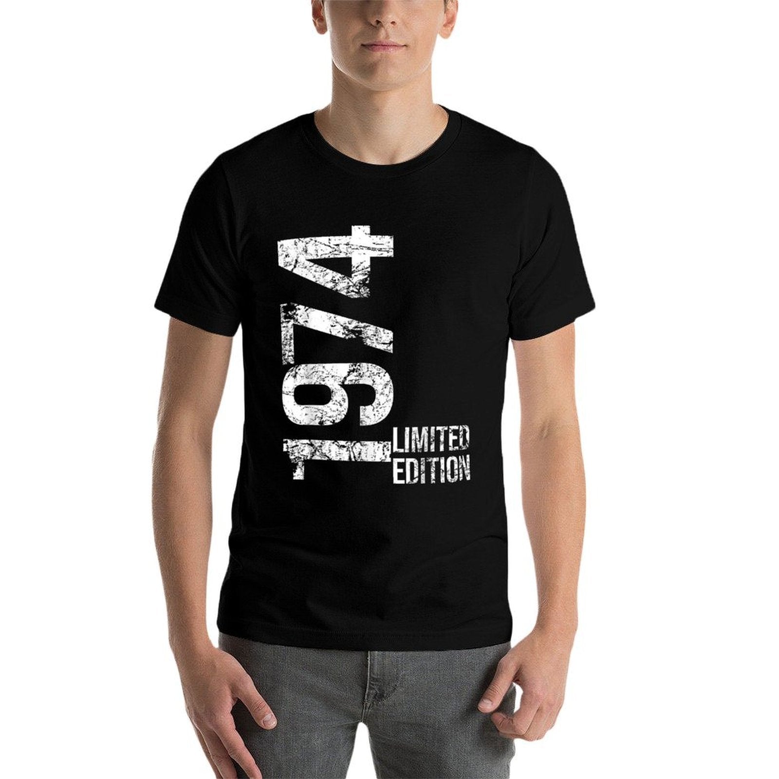 51st Birthday 51 Years Old Man Woman Vintage 1974  Fade-proof Color T-Shirt