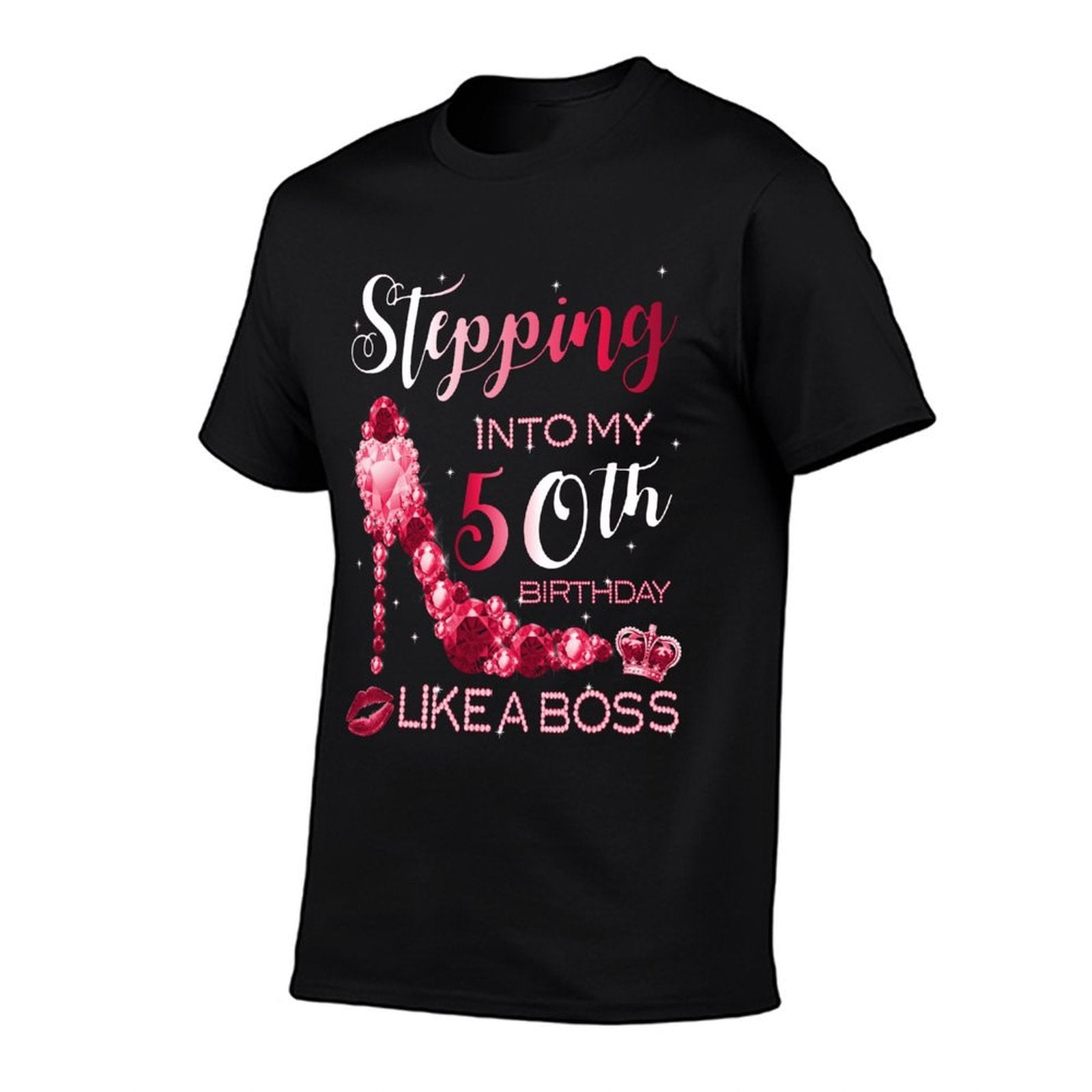 50th Birthday Women Tourmaline Birthstone October Gift  Cotton T-Shirt
