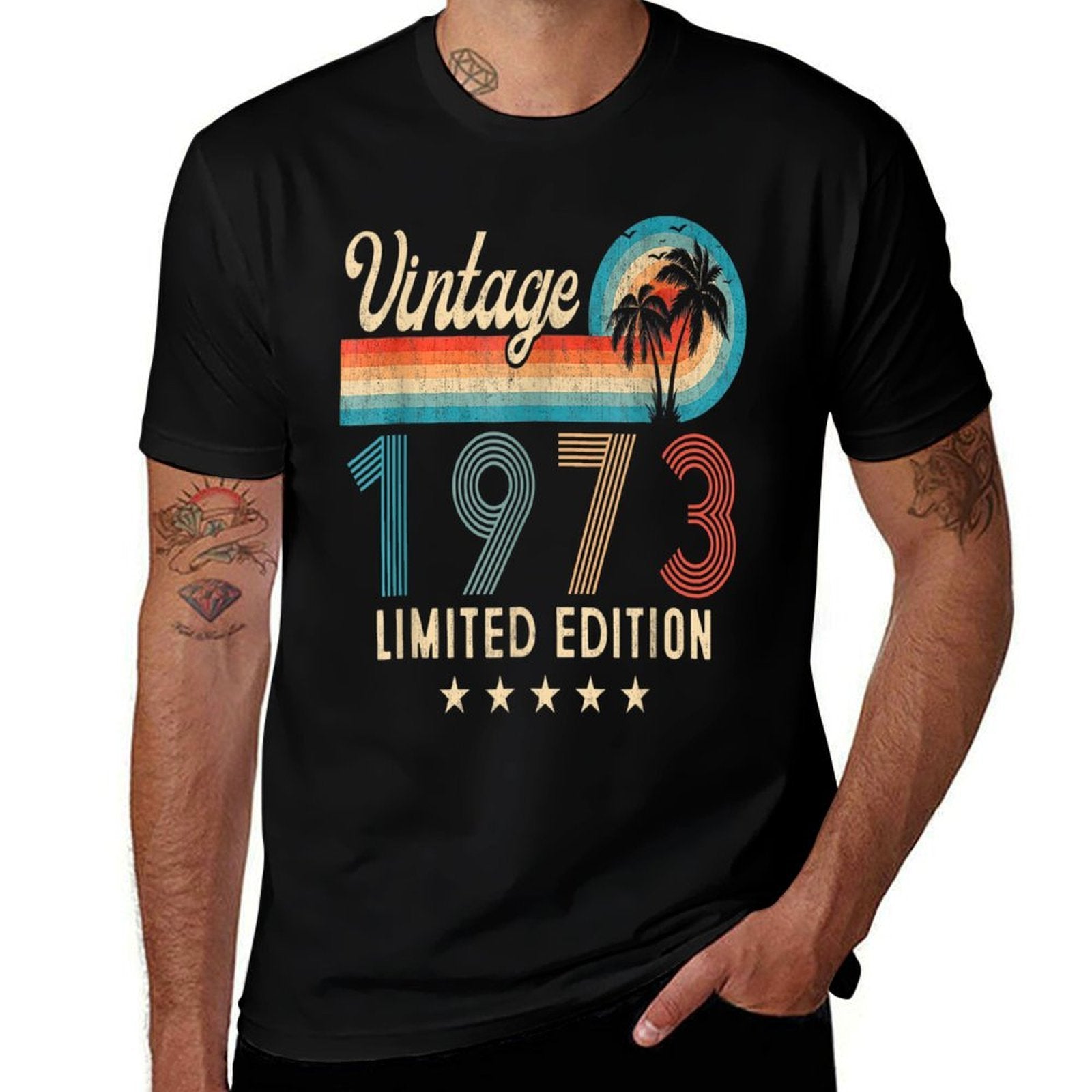 50 Years Old Vintage 1973 50th Birthday Gifts Women Men  Eco-friendly Material T-Shirt
