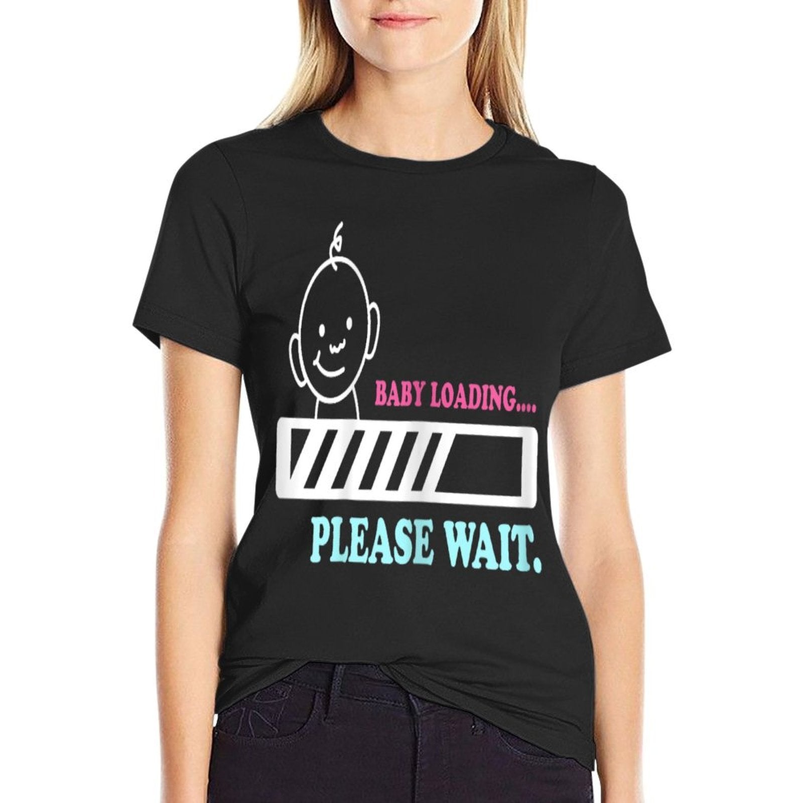 Baby Loading ... Please Wait - Cute Pregnancy Mommy T-shirt  Classic T-Shirt