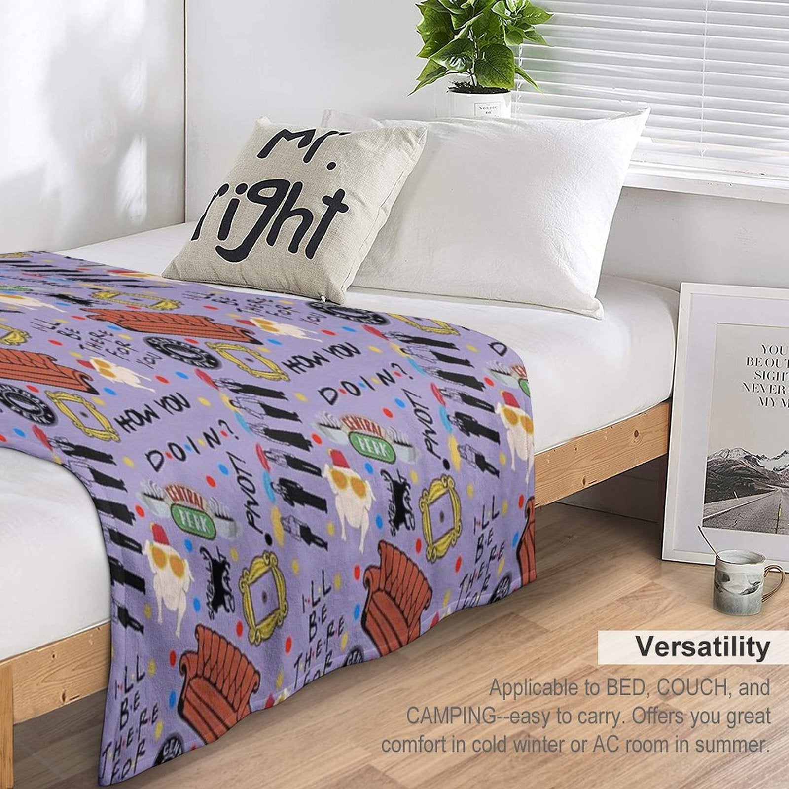 Best of Friends Travel-friendly Throw Blanket