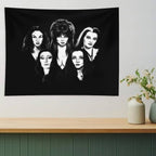 Goth Queens - Elvira, Vampira, Lily, Morticia Tapestry