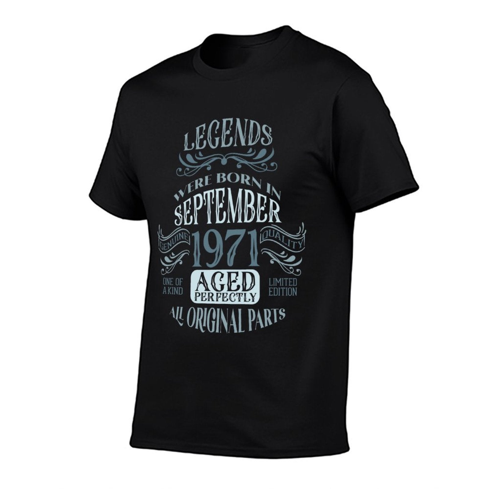 50Th Birthday Tshirts For Legends Born In September 1971  Easy-care T-Shirt